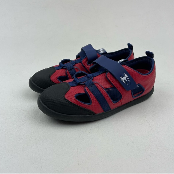 Baskets Clarks Marvel Spiderman Play Web Rouges Taille 12F (UK) - Garçon - Neuf Dans Boîte
